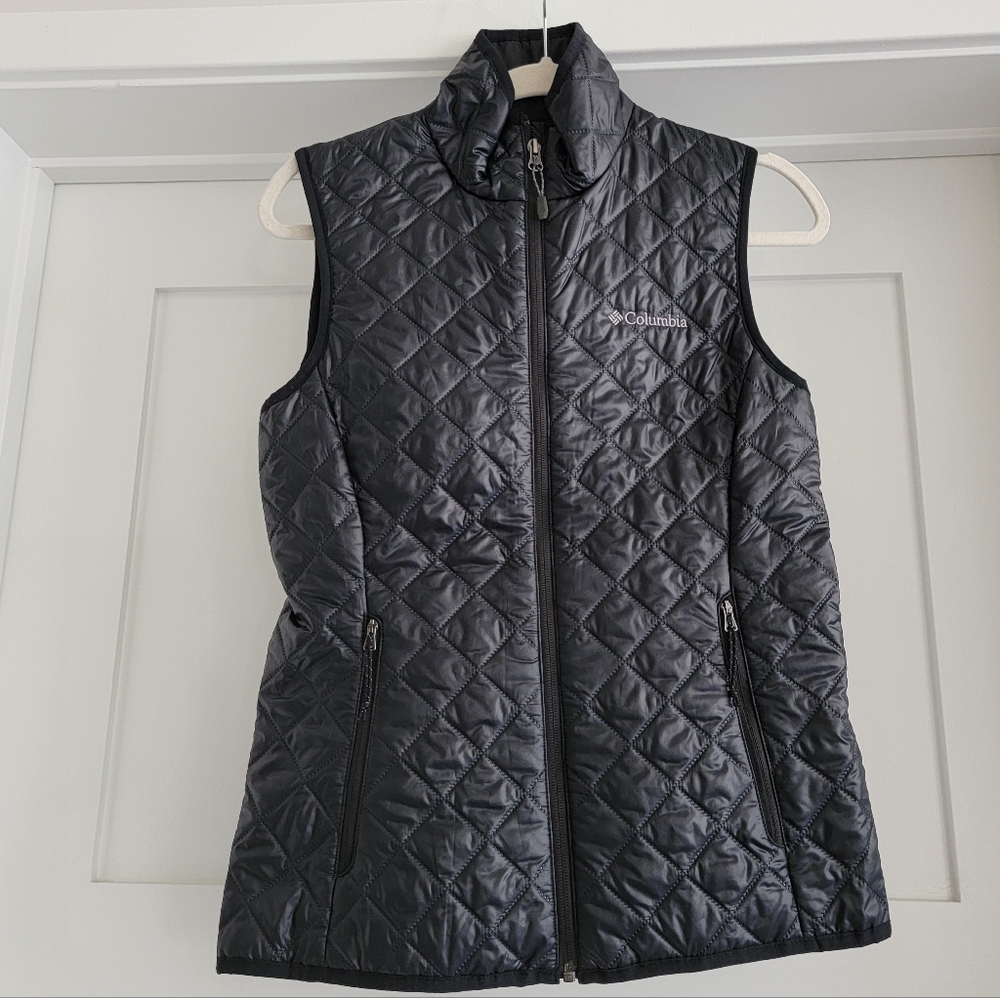 Columbia Women's Black Quilted Vest Size XS